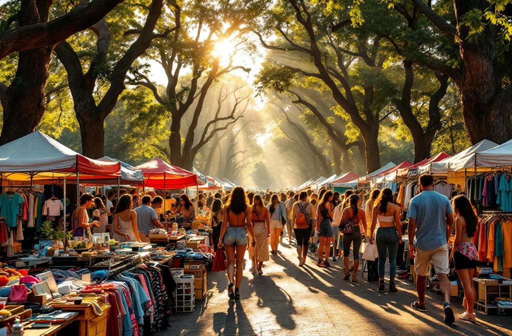 Encontro de brechós em Campo Grande: 20 mil peças à sua espera no parque